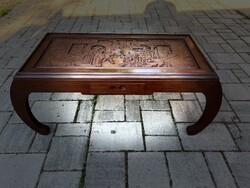 Tradicionális kínai dohányzóasztal, keleti, ázsiai, japán