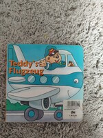 Teddy's Flugzeug. Német nyelvű kemenylapos könyv kicsiknek
