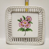 Herendi MAP mintás porcelán kosár (3438)