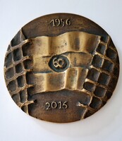 A Forradalom és Szabadságharc Emlékére , Kispest Önkormányzata bronz emlék plakett díszdobozában