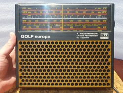 Retro vintage ITT schaub lorenz golf europa 108 rádió nagyon szép állapotban
