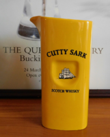 Vintage angol fajansz Cutty Sark skót whisky kiöntő