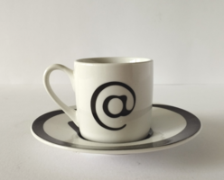 KÖNITZ NÉMET PORCELÁN @ MINTÁS ESZPRESSZÓ CSÉSZE SZETT,INFORMATIKUSOKNAK