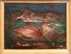 Óvári László (1926-1988) Tájkép