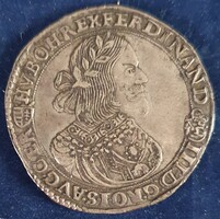 III. Ferdinánd 1/2 tallér 1658