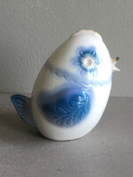 Aquincumi porcelàn figura. Madár, Csibe. Ősz Szabó Antónia. Retro.