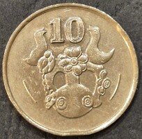 Ciprus 10 cent, 1988.