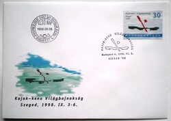 F4461 / 1998 Kajak- kenu VB bélyeg FDC-n