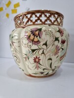 Zsolnay 17cm attort kaspo