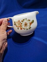 RETRO ALFÖLDI "ICU" MINTÁS PORCELÁN SZÓSZOS,KÍNÁLÓ ,KIÖNTŐ