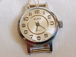 Óra karóra 026 - SLAVA - 17 köves mechanikus felhúzós retro 22mm