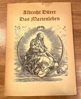 ALBRECHT DÜRER - Mária élete sorozat 1955 DREZDA - antikvár könyv 20 fametszettel