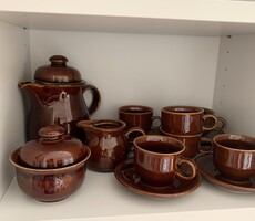 Eladó eredeti NDK-s Colditz Porzellan retro kávéskészlet – 6 személyes, hibátlan állapotban!