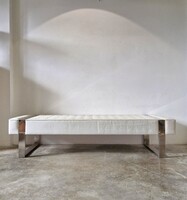 Daybed Barcelona stílusú, króm lábbal