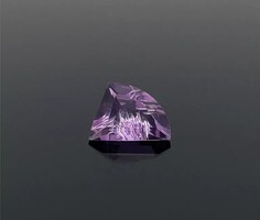 Ametiszt, fantázia csiszolt  3.25 ct drágakő ékszerészeknek, gyűjtőknek vagy más  hobby célra--új