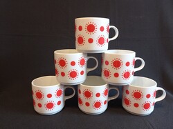 Retro Alföldi Centrum Varia Napocskás porcelán bögrék