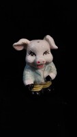 Malac porcelán figura só-fűszerszóró
