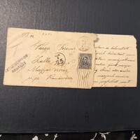Ritka KOMPLETT LEVÉL CANADÁBÓL - "ZALLA"-ba (MAGYARORSZÁG/u.p. Komárváros   Leírás + Képek