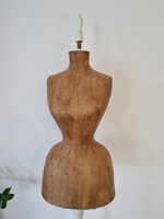 Régi próbababa, szabóbaba papírmasé testtel-  155 cm.