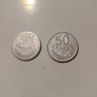50 groszy - Lengyelország - 1949, 1975