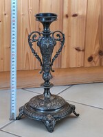 Ezüstözött gyertyatartó eladó