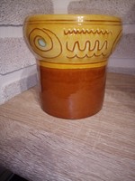 Kerámia kaspó KA jelzéssel. 14 cm. Hibátlan