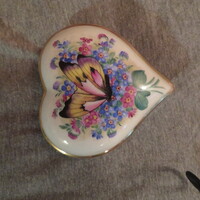 Drasche szív porcelán ékszertartó
