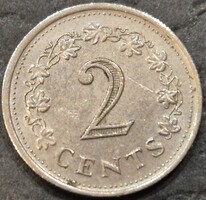 Málta 2 cent, 1972.