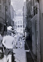 Régi fotónegatív Cannes Óvárosi utcakép 1970-es évek B14/10/8