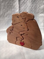 "Macicsalád 4 boccsal" puzzle - rendelésre névre-szólóvá tehető
