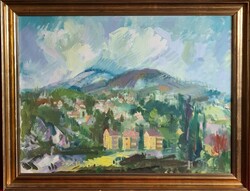 Pleidell János (1915 - 2007) : Hegyvidéki táj
