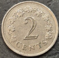 Málta 2 cent, 1972.
