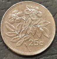 Málta 25 cent, 1998.