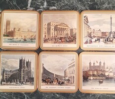 PIMPERNEL márka-LONDON-poháralátét készlet