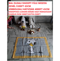 SNOOPY CHARLIE PLÜSS,BÖGRE KÖNTÖS HÁTIZSÁK
