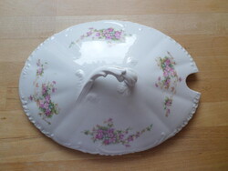 Antik MZ szecessziós porcelán tető fedél leveses tálhoz pótlásnak