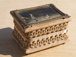 FÉNYKÉPES PAPÍR-SELYEM DOBOZKA (200308)