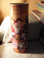 240 db-os óriás kandalló gyufa karácsonyi díszdobozban - 28 cm