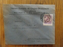 Dreher Jenő Uradalma részére címzett boríték,  1920-as évek