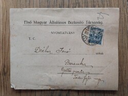 Dreher Jenő Uradalma részére küldött levelezőlap, boríték, megrendelésekről 1920-as évek