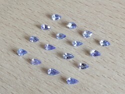 16db ~5mm-es Elképesztően Gyönyörű, Ragyogó Tanzanit Ékkő