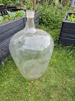 50 literes üvegballon, boros ballon, demizson, üveg palack -  kosár nélkül