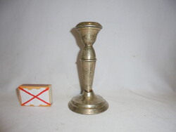 Régi ezüstözött gyertyatartó
