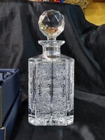 Kézzel csiszolt whiskys kristály palack 800 ml. Slovakia cristal