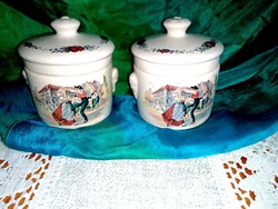 Sarreguemines obernai cukortartó.