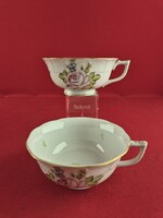 Herendi PBR (Petite Bouquet de Rose) mintás teás csészék