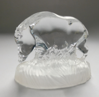 Cristal D'Arques üvegszobor - vadkan