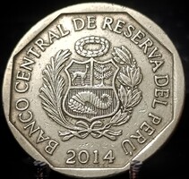 Peru 1 Új sol, 2014 C10D2