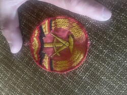 Kelet nemet felvarro címer állomány jelző jelvény stb NDK ddr  Retro