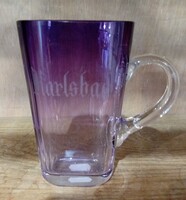 Üveg mérőpohár, Karlsbad felirattal
